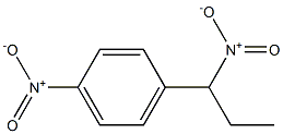1-Nitro-4-(1-nitropropyl)benzene Struktur