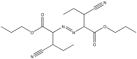 2,2'-Azobis(3-cyanovaleric acid)dipropyl ester Structure