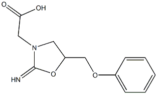  [5-(Phenoxymethyl)-2-iminooxazolidin-3-yl]acetic acid