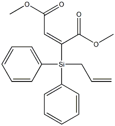 (E)-3-(Methoxycarbonyl)-4,4-diphenyl-4-sila-2,6-heptadienoic acid methyl ester