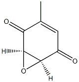 (1R,6S)-3-Methyl-7-oxabicyclo[4.1.0]hept-3-ene-2,5-dione 结构式