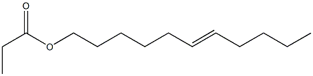 Propionic acid 6-undecenyl ester 结构式
