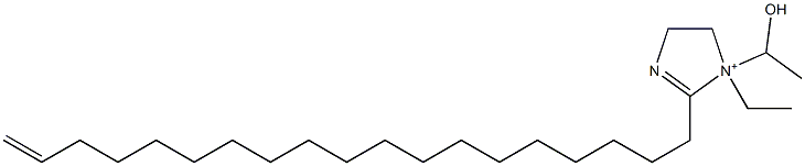 1-Ethyl-1-(1-hydroxyethyl)-2-(18-nonadecenyl)-2-imidazoline-1-ium,,结构式