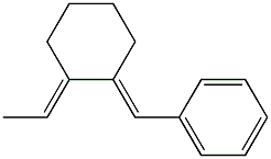 1-Benzylidene-2-ethylidenecyclohexane Structure