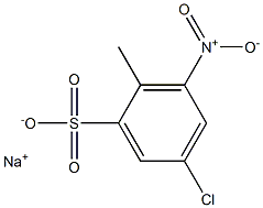 5-Chloro-2-methyl-3-nitrobenzenesulfonic acid sodium salt,,结构式