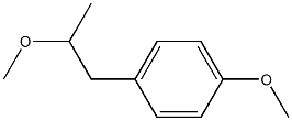 4-(2-Methoxypropyl)anisole Structure