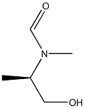 (-)-N-[(R)-2-ヒドロキシ-1-メチルエチル]-N-メチルホルムアミド 化学構造式