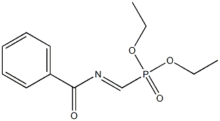 (N-Benzoyliminomethyl)phosphonic acid diethyl ester Structure