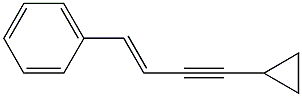 4-Cyclopropyl-1-phenyl-1-buten-3-yne 结构式