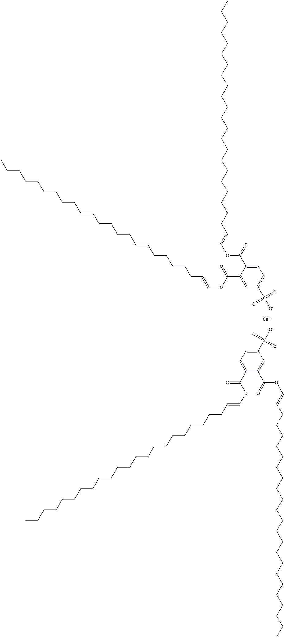 Bis[3,4-di(1-tetracosenyloxycarbonyl)benzenesulfonic acid]calcium salt