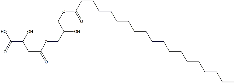 D-Malic acid hydrogen 4-(2-hydroxy-3-nonadecanoyloxypropyl) ester