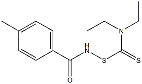  N-[(Diethylamino)(thiocarbonyl)thio]-4-methylbenzamide