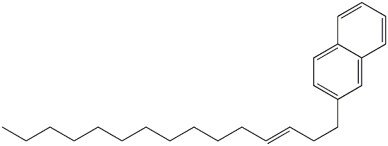 2-(3-Pentadecenyl)naphthalene Structure