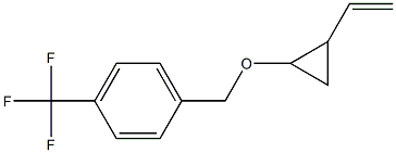 1-[4-(Trifluoromethyl)benzyloxy]-2-ethenylcyclopropane 结构式