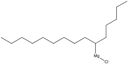 (1-Pentyldecyl)magnesium chloride Structure