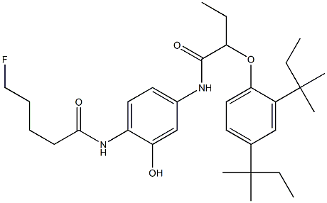 2-(5-Fluoropentanoylamino)-5-[2-(2,4-di-tert-amylphenoxy)butyrylamino]phenol|