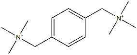 (1,4-Phenylenebismethylene)bis(trimethylaminium) Structure