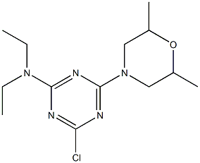  2-Chloro-4-diethylamino-6-(2,6-dimethylmorpholino)-1,3,5-triazine