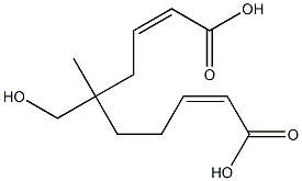 Bisisocrotonic acid 1-(hydroxymethyl)-1-methylethylene ester,,结构式