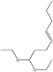 4-Octenal diethyl acetal,,结构式