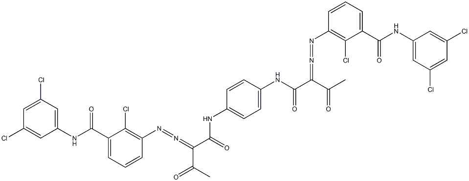  3,3'-[1,4-Phenylenebis[iminocarbonyl(acetylmethylene)azo]]bis[N-(3,5-dichlorophenyl)-2-chlorobenzamide]