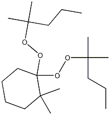 2,2-Dimethyl-1,1-bis(1,1-dimethylbutylperoxy)cyclohexane,,结构式