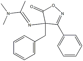  3-Phenyl-4-benzyl-4-[[1-(dimethylamino)ethylidene]amino]isoxazol-5(4H)-one