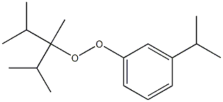 3-イソプロピルフェニル1,2-ジメチル-1-イソプロピルプロピルペルオキシド 化学構造式