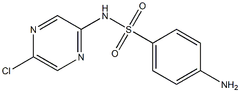 4-Amino-N-(5-chloropyrazin-2-yl)benzenesulfonamide,,结构式