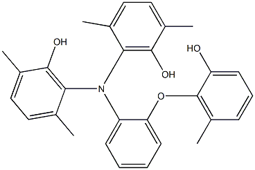 N,N-Bis(6-hydroxy-2,5-dimethylphenyl)-2-(2-hydroxy-6-methylphenoxy)benzenamine