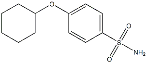 4-(Cyclohexyloxy)benzenesulfonamide,,结构式