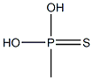 Methylphosphonothioic acid Struktur