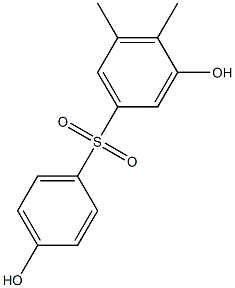 3,4'-Dihydroxy-4,5-dimethyl[sulfonylbisbenzene] Structure