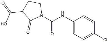 1-[[(4-Chlorophenyl)amino]carbonyl]-2-oxopyrrolidine-3-carboxylic acid|