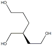 [S,(-)]-3-(Hydroxymethyl)-1,6-hexanediol Structure