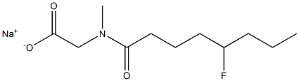 N-(5-Fluorooctanoyl)-N-methylglycine sodium salt