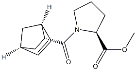 N-[[(1S,2R,4S)-Bicyclo[2.2.1]hept-5-en-2-yl]carbonyl]-L-proline methyl ester Structure