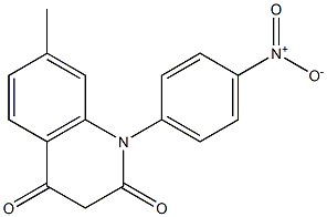 1-(4-Nitrophenyl)-7-methylquinoline-2,4(1H,3H)-dione Structure