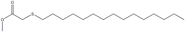 3-チアオクタデカン酸メチル 化学構造式
