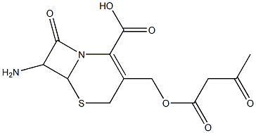 7-Amino-8-oxo-3-(3-oxobutyryloxymethyl)-5-thia-1-azabicyclo[4.2.0]oct-2-ene-2-carboxylic acid