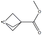 3-(Methoxycarbonyl)bicyclo[1.1.1]pentan-1-ylradical,,结构式