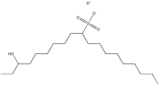 3-Hydroxynonadecane-10-sulfonic acid potassium salt