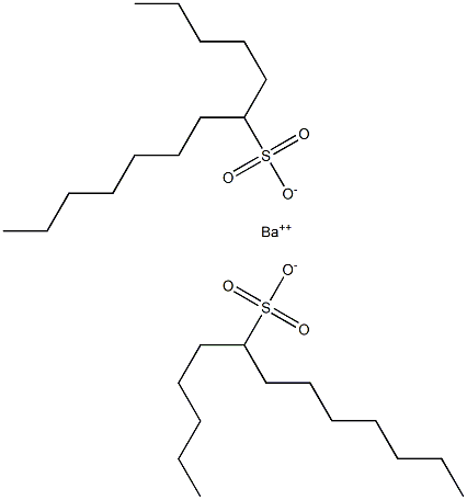 ビス(トリデカン-6-スルホン酸)バリウム 化学構造式