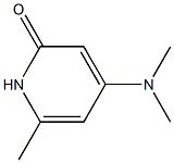 4-(Dimethylamino)-6-methylpyridin-2(1H)-one 结构式