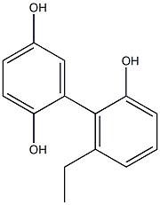 6'-Ethyl-1,1'-biphenyl-2,2',5-triol 结构式