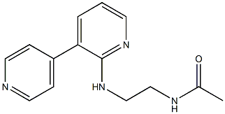 N-[2-[(3,4'-Bipyridin-6-yl)amino]ethyl]acetamide 结构式