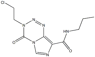 3-(2-Chloroethyl)-3,4-dihydro-4-oxo-N-propylimidazo[5,1-d]-1,2,3,5-tetrazine-8-carboxamide Structure