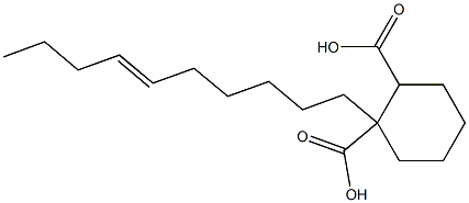 Cyclohexane-1,2-dicarboxylic acid hydrogen 1-(6-decenyl) ester Structure