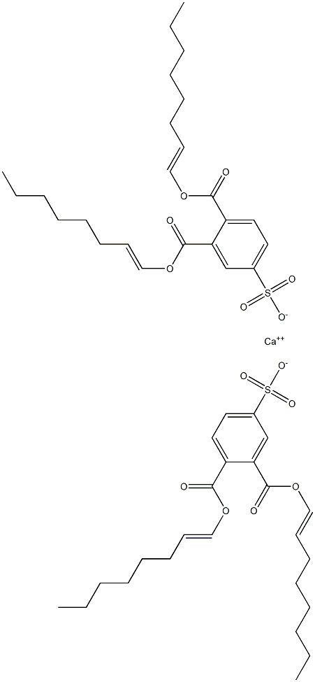 Bis[3,4-di(1-octenyloxycarbonyl)benzenesulfonic acid]calcium salt