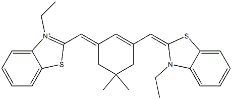 3-Ethyl-2-[[3-[[3-ethylbenzothiazole-2(3H)-ylidene]methyl]-5,5-dimethyl-2-cyclohexenylidene]methyl]benzothiazole-3-ium